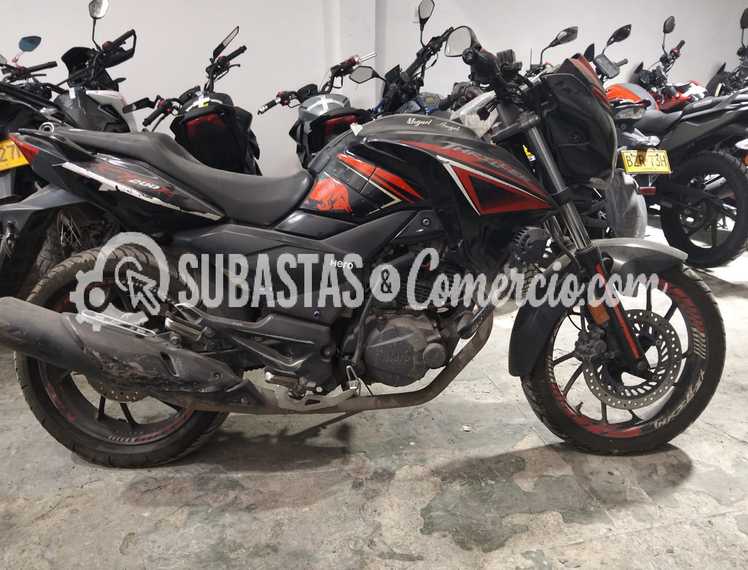 Motocicleta Hero Thriller 200 r mt 200cc Mod.2019 Placa - ZVK59E